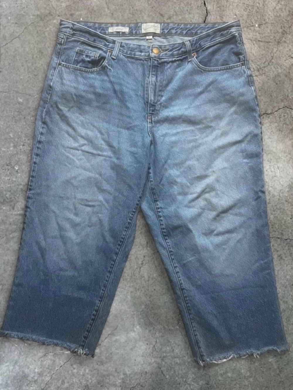 Blue Baggy Denim Jeans